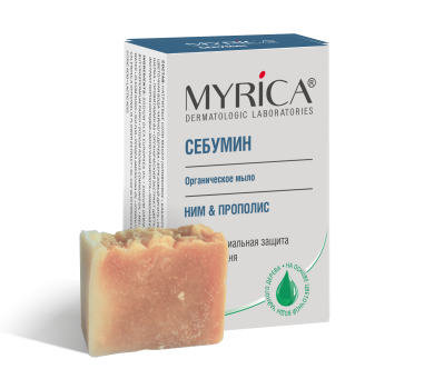 Себумин натуральное мыло с маслом ним и прополисом 100 гр