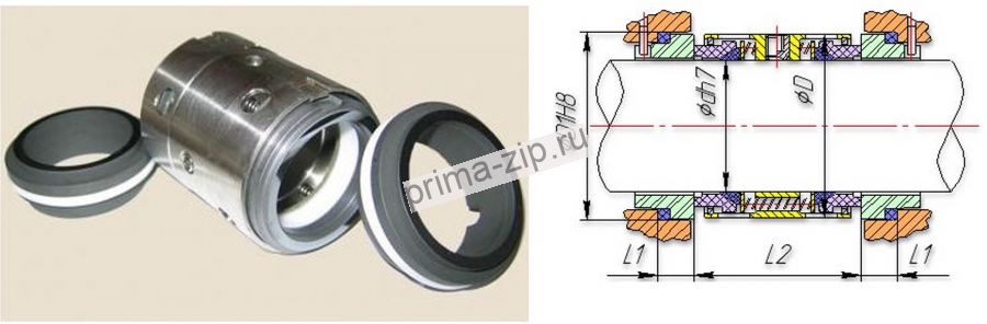 Торцовое уплотнение к насосу НВЕ 50/50