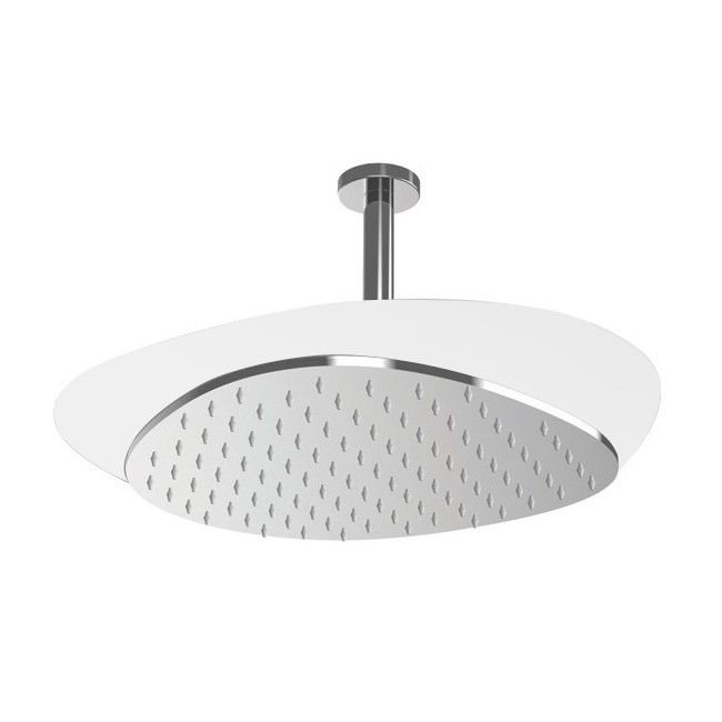 Тропический душ Fima - carlo frattini Wellness F2653 40х50 с LED подсветкой на кронштейне навесной схема 2