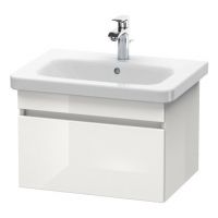 Тумба под раковину Duravit DuraStyle DS 6380 подвесная 58x44,8 схема 2