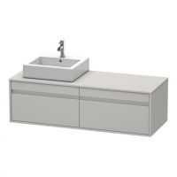 Тумба под раковину Duravit Ketho KT 6697 L/R/B 140x55 схема 1