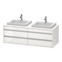 Тумба под раковину Duravit Ketho KT 6757 L/R/B 140x55 схема 2