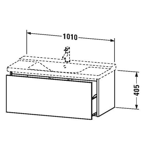 Тумба под раковину Duravit XSquare XS4082 101x47,3 ФОТО