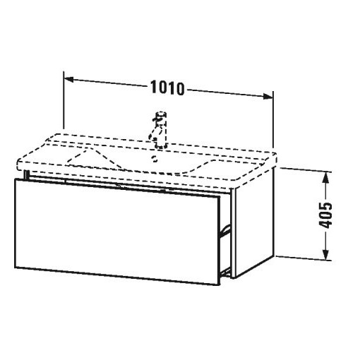 Тумба под раковину Duravit XSquare XS4082 101x47,3 ФОТО