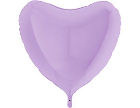 Сердце 36", Пастель Matte Lilac, Grabo