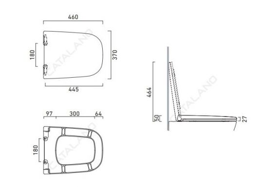 Catalano сиденье для унитаза 5LIFRF00 ФОТО