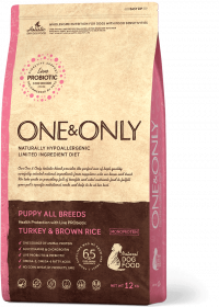 O&O Puppy Turkey&Rice 12 кг (индейка с бурым рисом для щенков)