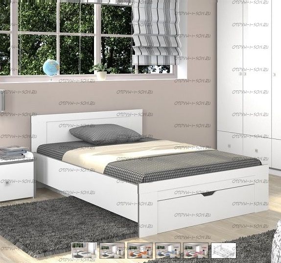 Кровать Дельта-19.02 Сильвер (120Х200)