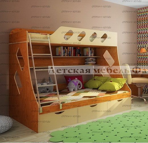 Кровать двухъярусная Фанки Кидз 16 ФМ