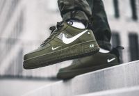 NIKE AIR FORCE 1 '07 LV8 UTILITY OLIVE CANVAS