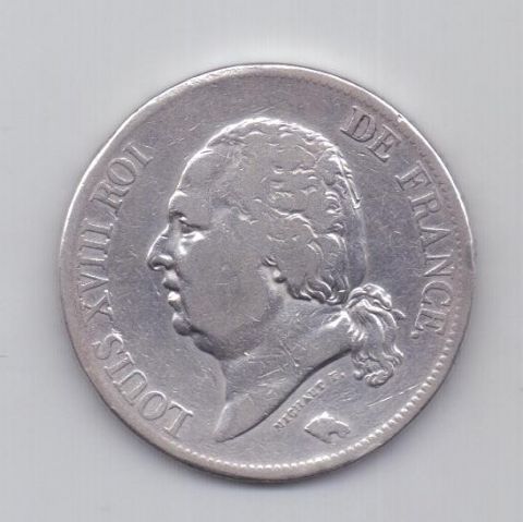 5 франков 1822 года Франция
