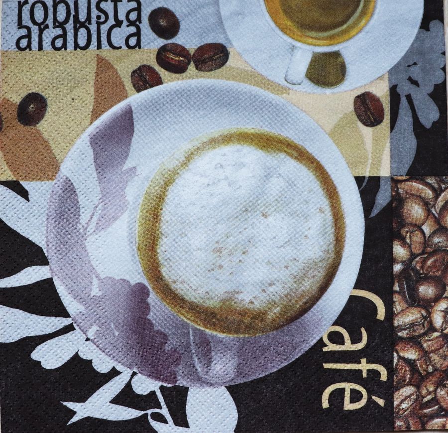Салфетка бумажная 30*30 Robusta arabika