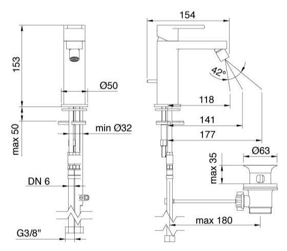 Treemme Xero смеситель для биде 6220 ФОТО