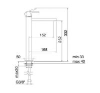 Treemme Q смеситель для раковины 5618 схема 1