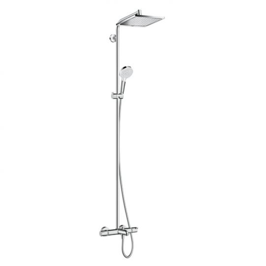 Изображение Душевая стойка с изливом Hansgrohe Crometta E Showerpipe 240 1jet 27298000