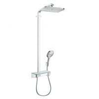 Душевая колонна с тропическим душем Hansgrohe Raindance E Showerpipe 360 1jet 27288 схема 1