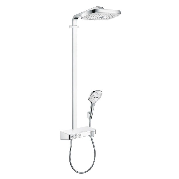 Душевая колонна с верхним душем Hansgrohe Raindance Select E Showerpipe 300 3jet 27127