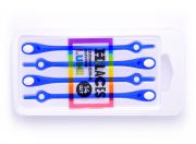 Светящиеся шнурки для обуви Hilaces цвет Голубой/Белый