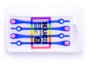 Светящиеся шнурки для обуви Hilaces цвет Голубой/Розовый