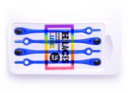 Светящиеся шнурки для обуви Hilaces цвет Голубой/Черный