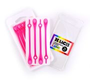 Светящиеся шнурки для обуви Hilaces цвет Розовый/Розовый в раскрытой упаковке