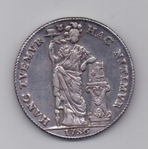 3 гульдена 1786 года AUNC Нидерланды