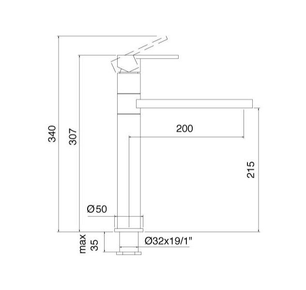 Кухонный смеситель Treemme Kitchen Design 2731 ФОТО