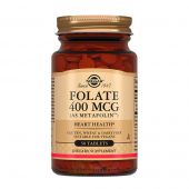 Солгар Фолат (Метафолин) 400 мкг, 50 табл