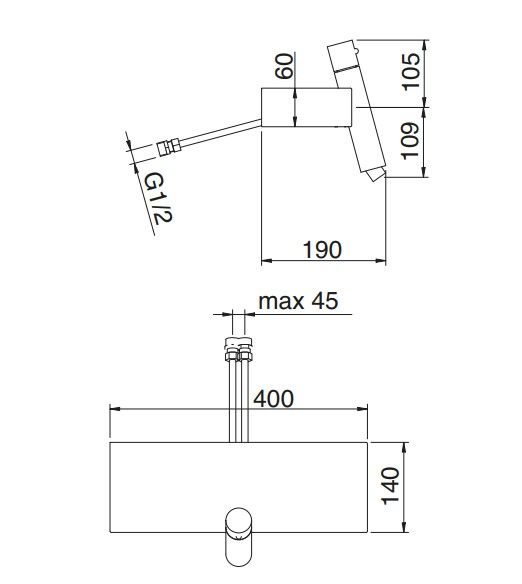 Смеситель для биде Treemme Blok 5922 ФОТО