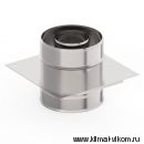 Монтажная площадка ф 115х200, AISI 439/Оц, 1,0мм/0,5мм