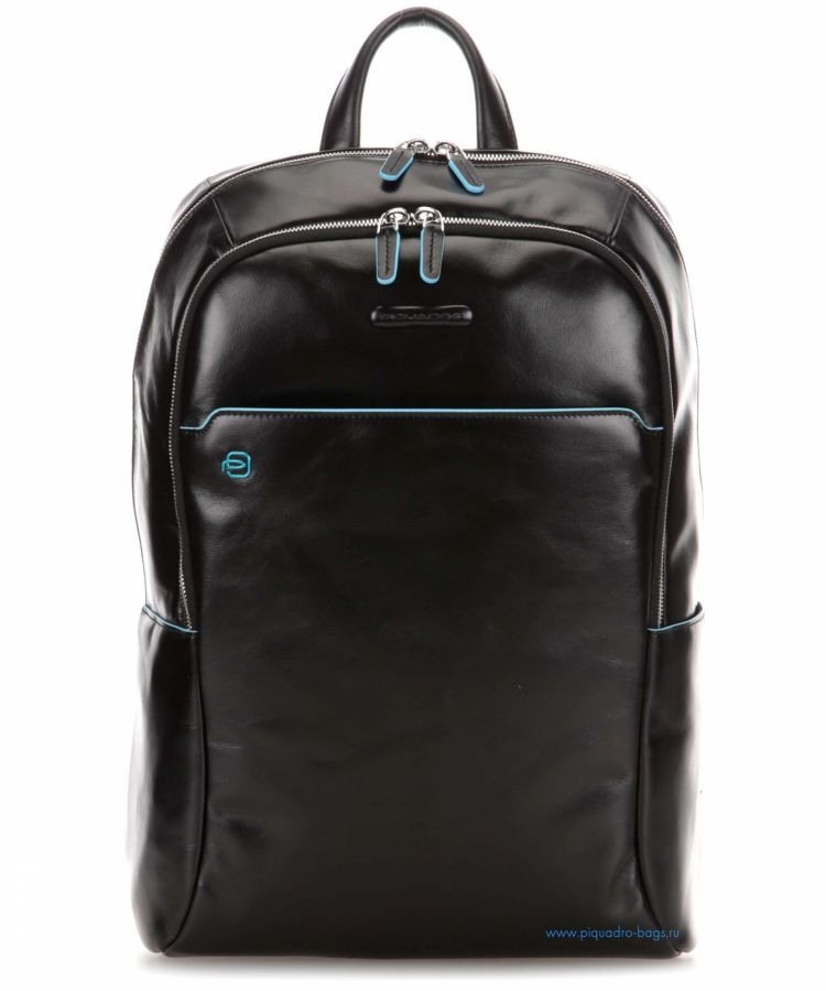 Рюкзак Piquadro CA4762B2/N большой кожаный черный