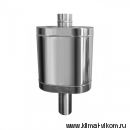 Бак на трубе для печи, 70л, ф 115, AISI 439/0,8мм, (штуцер 3/4")