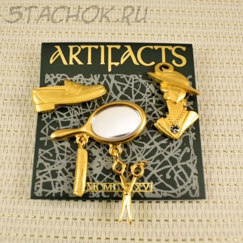 Трио брошей "Дамские штучки" (JJ США)