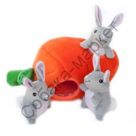 Игрушка-головоломка Зайчики в морковке
