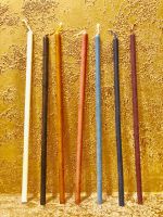 Ханолиевая Свеча восковая пурпурная / фиолетовая 1 шт.