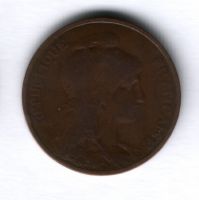 5 сантимов 1913 года Франция