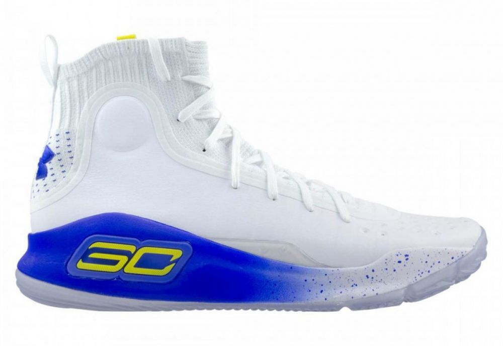 Under Armour Curry 4 white blue