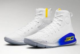 Баскетбольные кроссовки Under Armour Curry 4 white blue