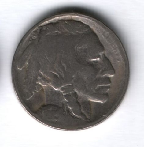 5 центов 1913-1938 года США Индеец