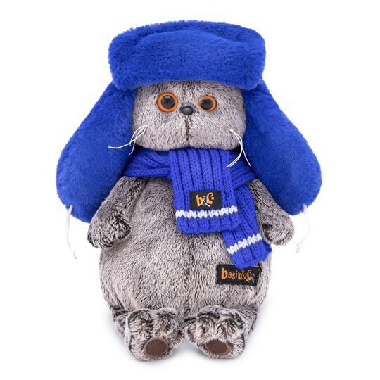 Кот Басик в меховой шапке Ks25-096