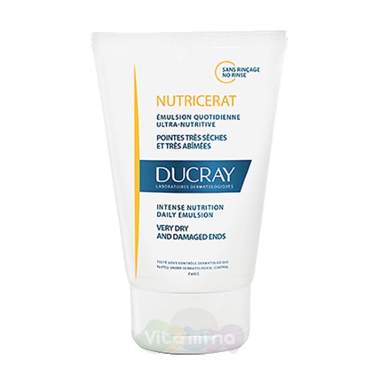 Ducray Nutricerat Эмульсия сверхпитательная для сухих кончиков волос, 100 мл