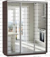 Шкаф-купе Экспресс Экспенс трио, 3 двери, венге