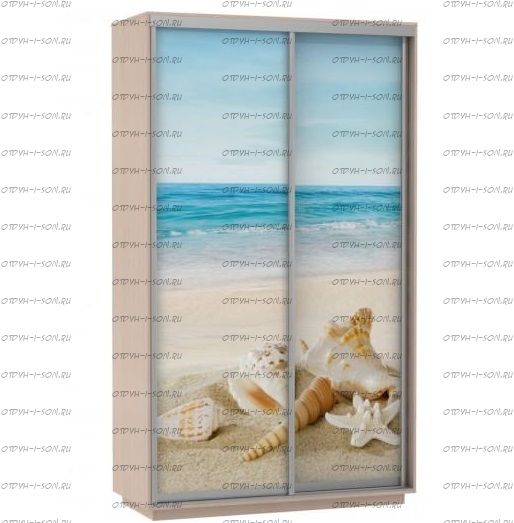 Шкаф-купе Экспресс Фото дуо, Море