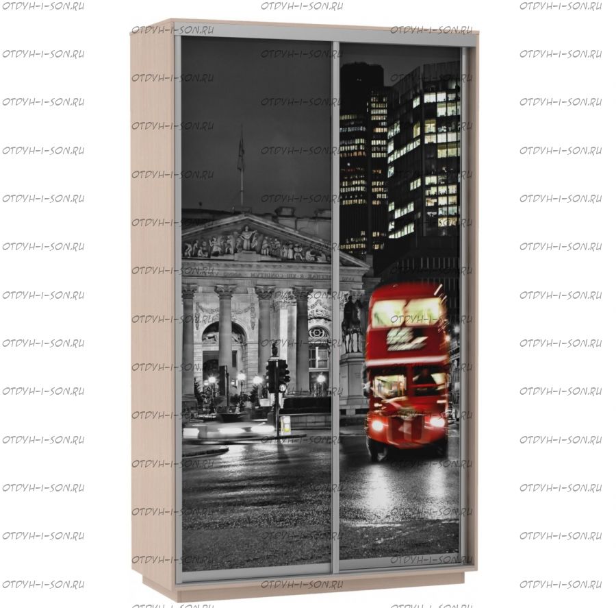 Шкаф-купе Экспресс Фото дуо, Город