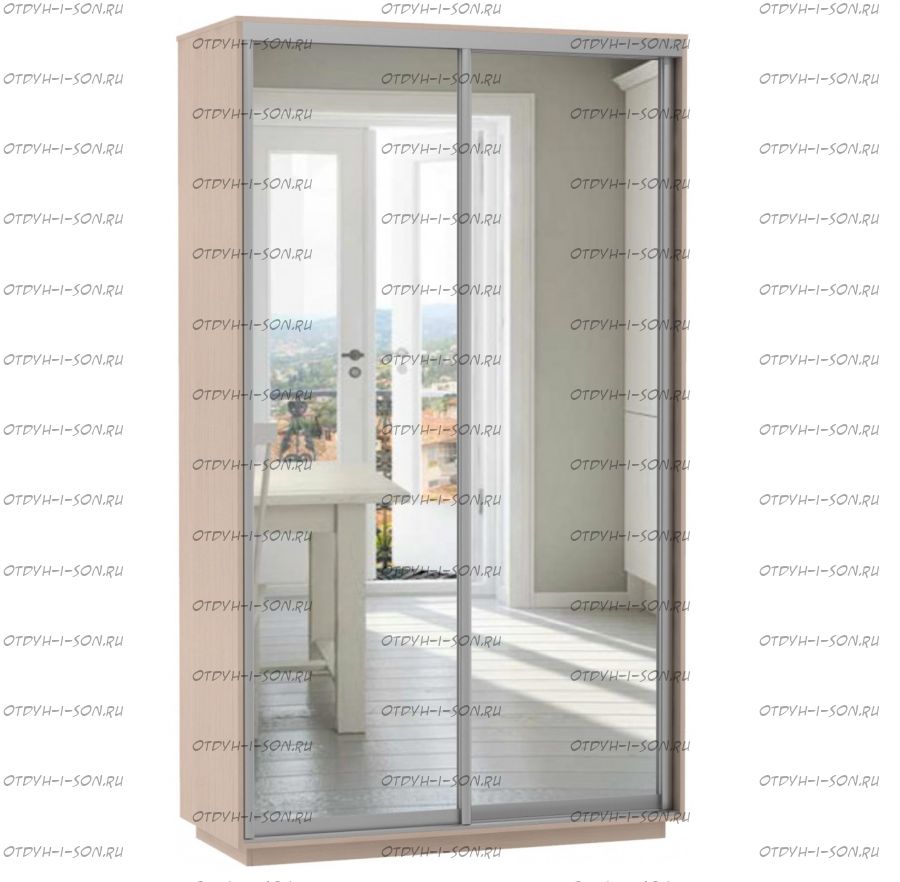 Шкаф-купе Экспресс Экспенс дуо, 2 двери, венге