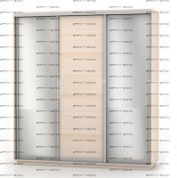 Шкаф-купе Экспресс Медиум трио, 3 двери, 2 зеркала