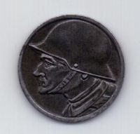 10 пфеннигов 1918 года AUNC Дюрен. Германия