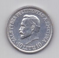 10 лит 1938 года AUNC Литва