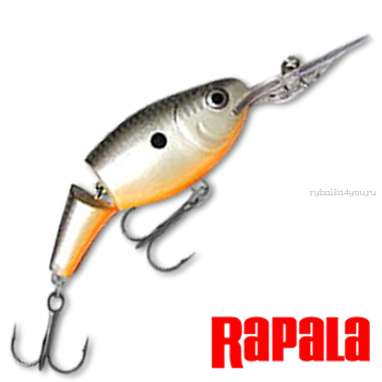 Воблер RapaIa Jointed Shad Rap JSR07 70 мм / 13 гр / Заглубление: 2,1 - 4,5 м / цвет: OPSD