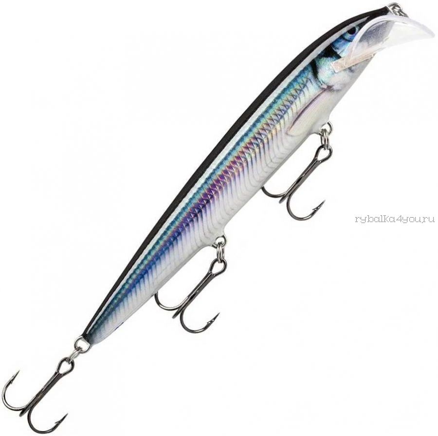 Воблер Rapala Scatter Rap Husky SCRH13 130 мм / 12 гр / Заглубление: 2,4 - 3 м / цвет: SMHL